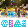Poolspielzeug Sechseckiger Ringwurfspielzeug für Wasser Wasserrringwurfspiel für Strand See Hinterhofparty Urlaub Familienreise