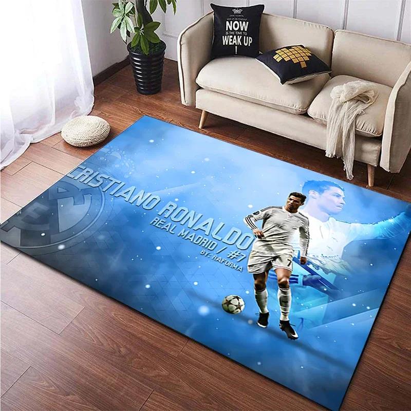 Football Star Carpet for Children,Living Room Bedroom Floor Mat Kitchen Mat Children's Bedroom Mat,bedroom Decor,Anime Rug,