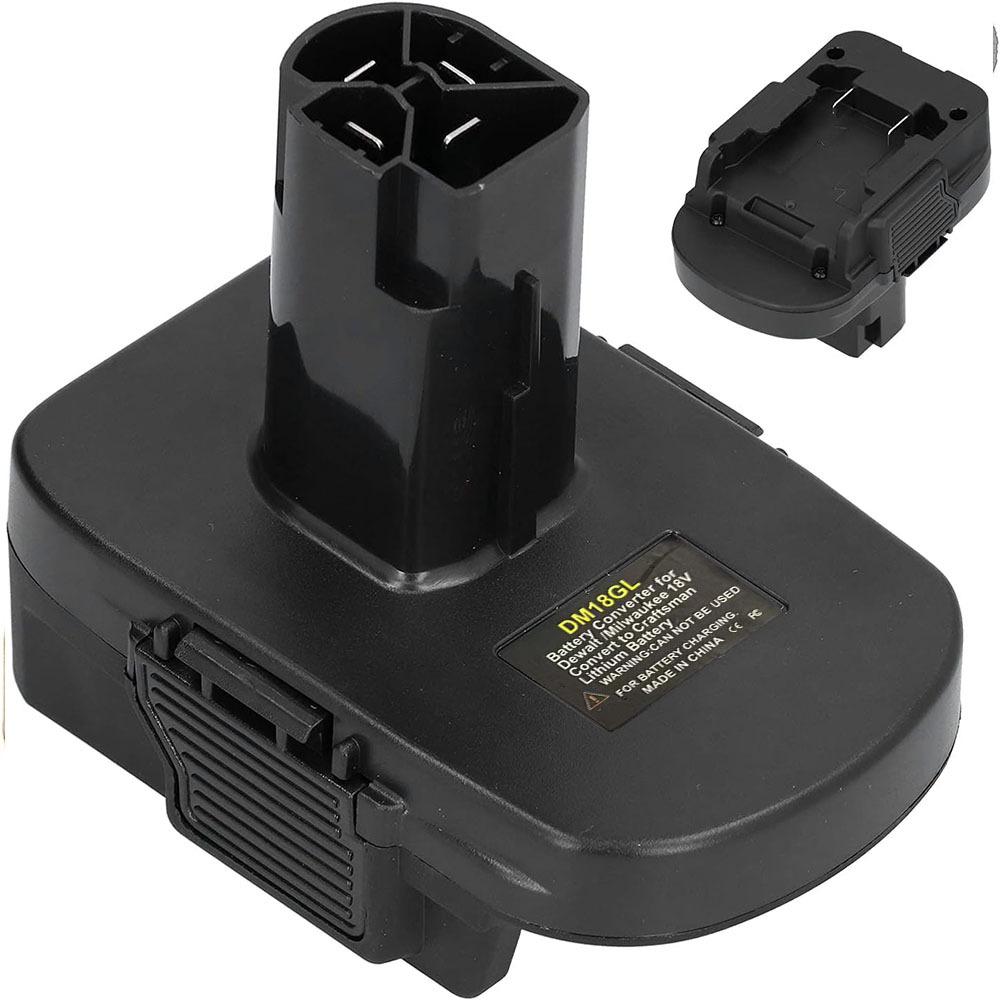 DM18GL Battery Adapter for Milwaukee 18V and for DeWalt 18V Lithium Battery Convert To Only for Craftsman 19.2 Volt Battery