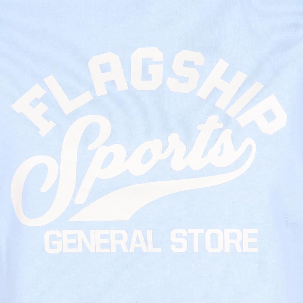 Champion Casual Short Sleeve Light Crew Graphic Women's T-Shirt, Blue, 100% Cotton, Neck, Print, CW-Z319