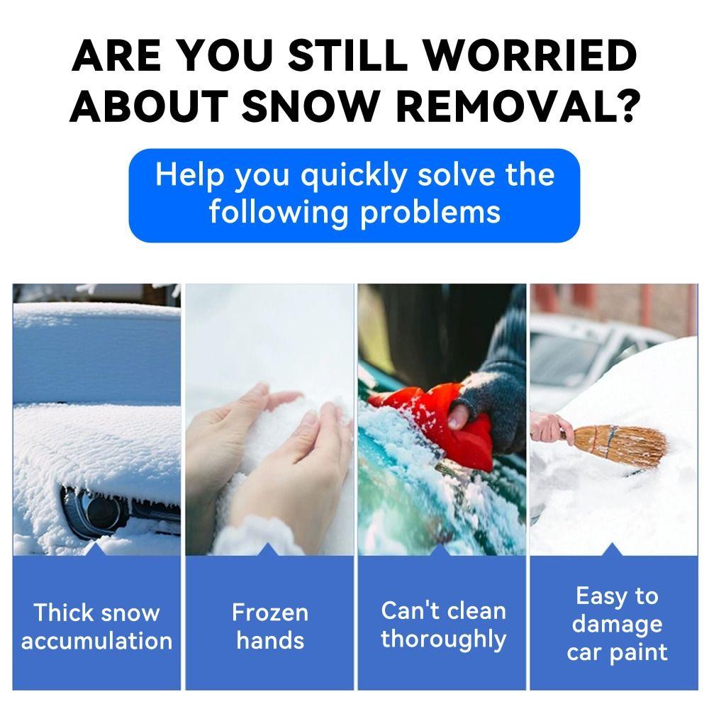 With Foam Handle Ice Scrapers for Car Windshield Scrape Frost and Ice for Truck SUV Vehicles