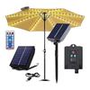 Luzes de Guarda-Sol Good-Solar Com Controle Remoto, Lâmpada LED de Guarda-Sol de Pátio Alimentada por Energia Solar Com Clipe Para Jardim, 8 Modos 104 LED