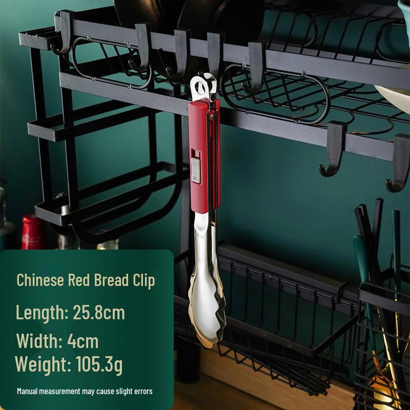 

Thickened 304 Stainless Steel Multi-Purpose Tongs for Barbecue, Steak, Bread, Pancakes, and Vegetables