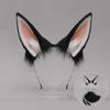 Two-dimensional rabbit ears, animal ears, headbands, comics props, Japanese plush rabbit ears, rabbit tail set