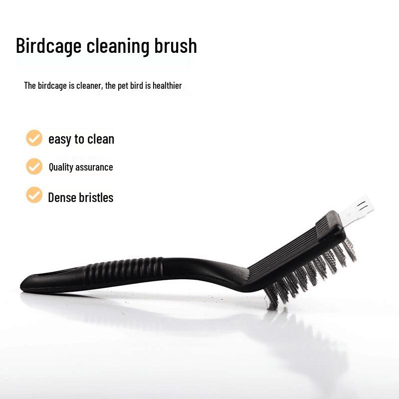 Papageienkäfig Reinigungsbürsten- und Schaufelset - Vogelkotentferner