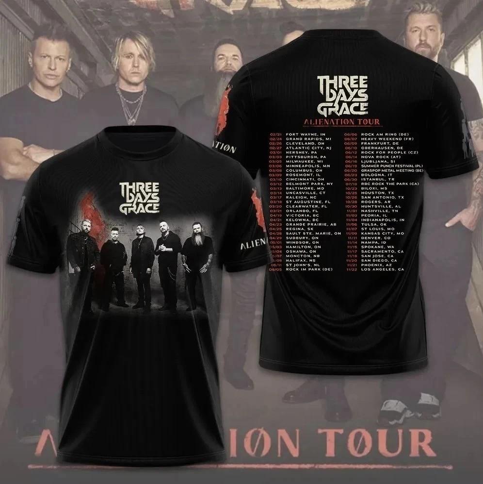 New Three Days Grace Alienation 3D Gift For Fans Unisex All Size Shirt LW1021 M