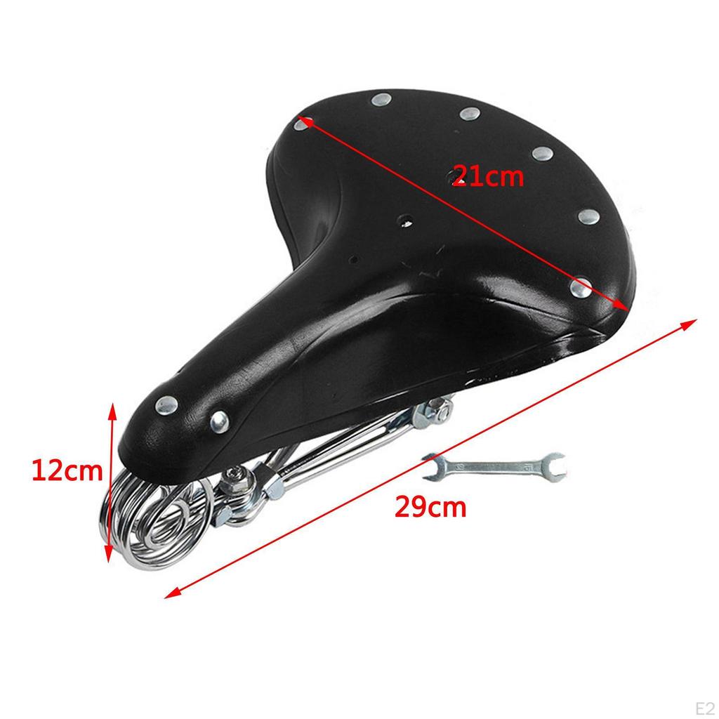 Saddle Mountain Bike Retro Cowhide Comfortable