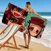 Toilet‑Bound Hanako‑kun Print Beach Towel, Large Soft Quick Dry Towel for Beach Camping Swimming