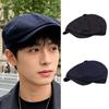 Trendy Berets Fashionable Cap Unisex Headwear Accessory for Women Men Cabbie Hat for Halloween Cosplay Party Outfit