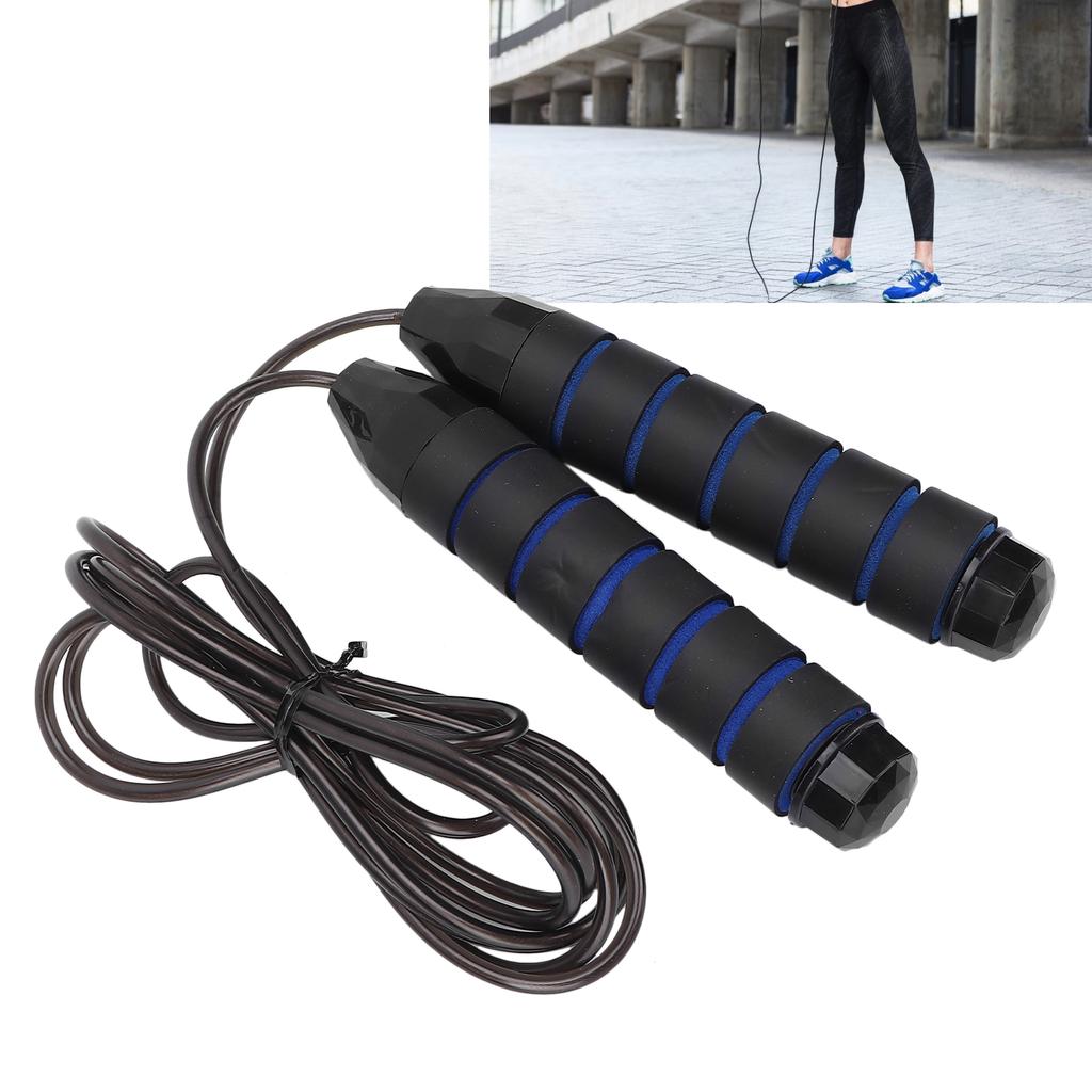 Jump Rope Adjustable Steel Bearings for Endurance Training Fitness Gym Exercise Blue