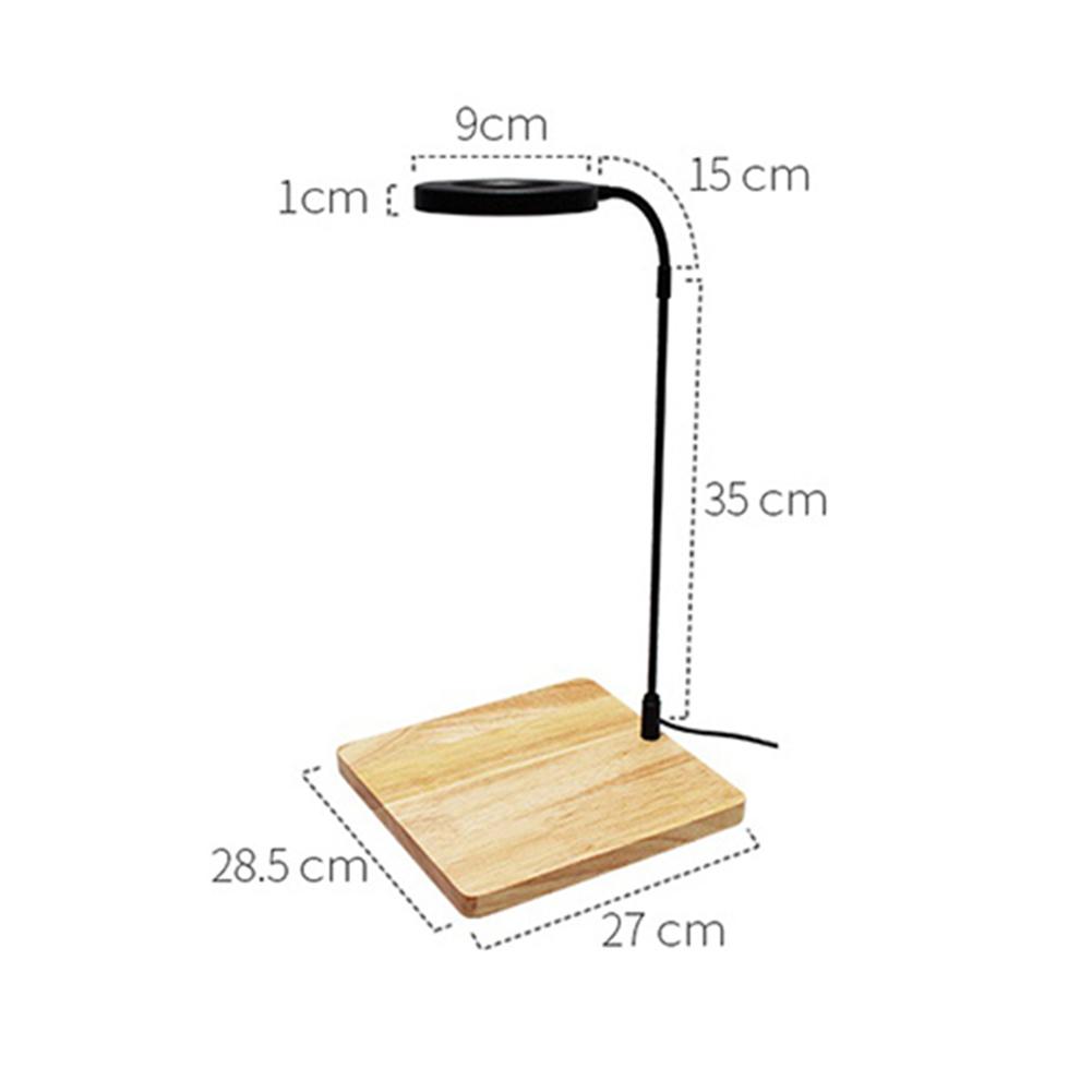 10W Dimmable LED Aquarium Light with Timer and USB Plug, 3000K Warm White 6000K Cold White Fish Tank Plant Grow Lamp with Base