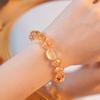 Yellow Tower Crystal Fortune Bracelet for Women, New Model, Fuchizhou Zaki Ram Tiger Eye Stone Bracelet, Birthday Gift