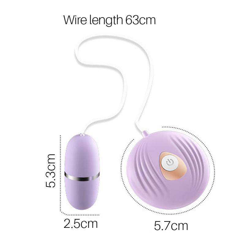 Powerful Bullet Vibrator 7 Frequencies Vibration G-spot Massager Wired Remote Control Vibrators