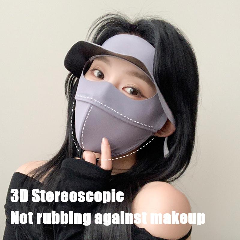 

Маска від сонця для вулиці, капелюх з козирком, цільна вінілова анти-ультрафіолетова маска-фейскіні, пилозахисна тінь, літо та осінь