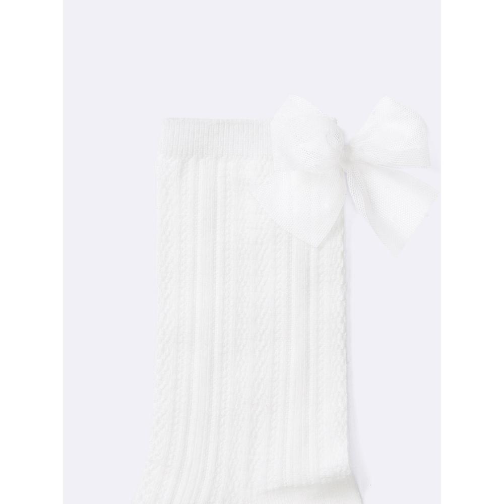 Gu By Uniqlo Kids Socks 2p  Ribbon Float 