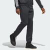 Adidas Knitted Sweatpants Men's Black Moderate Slim Fit Pants IC2415