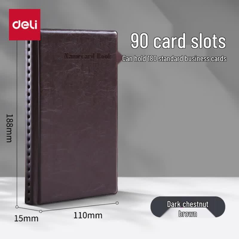 Deli Men s Business Leather Card Holder