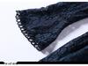 Brand Plus Size Women's Spring 2025 Lace Patchwork Dress for Middle-Aged European and American Styles.