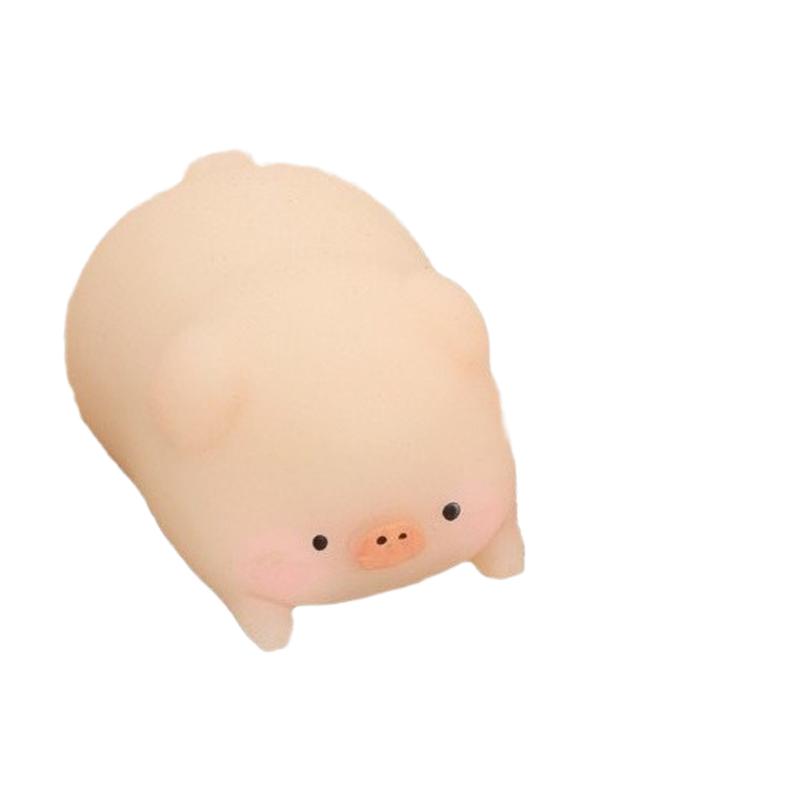 Süßes kleines rosa Schwein zum Quetschen Rosa Ferkel Stressabbau- und Entlastungsspielzeug Kawaii Haustier Fidget Spielzeug Geschenke für Freunde