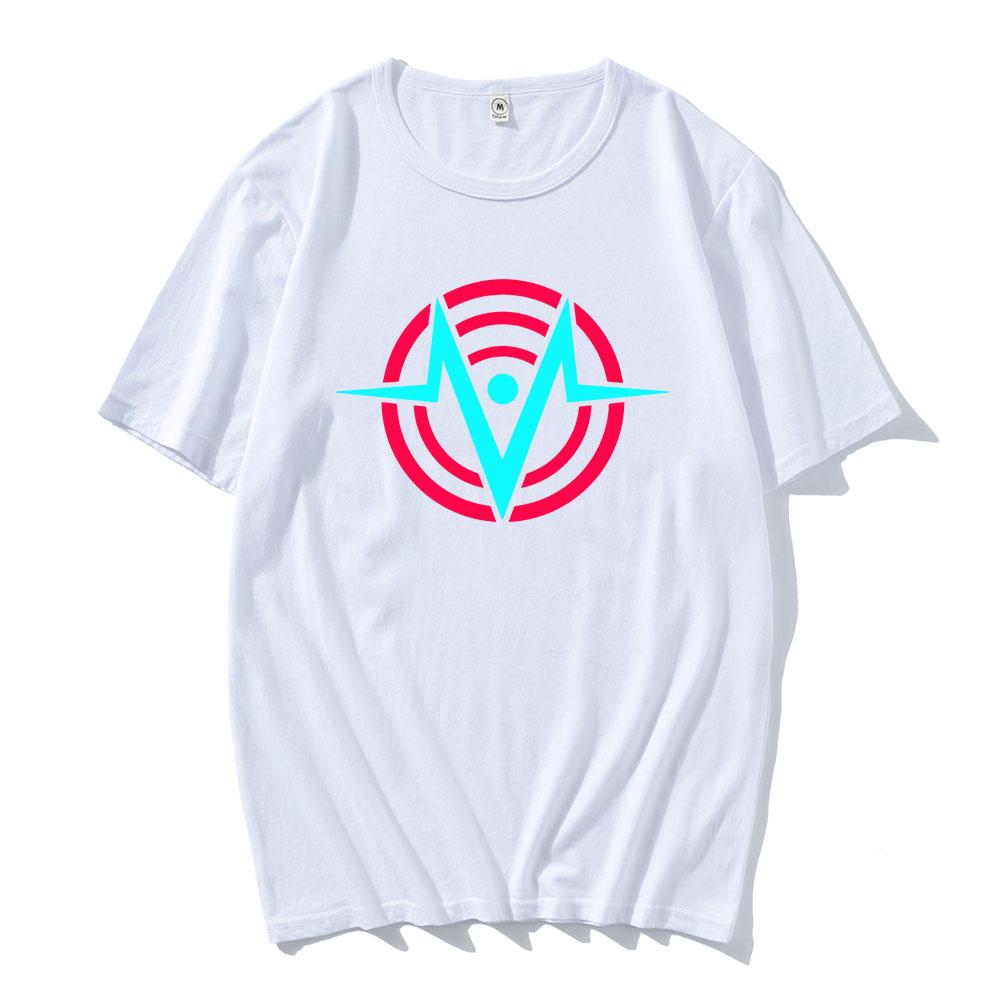 VOX Helluva Boss Hazbinhotel Print T-shirt Cotton Short Sleeve Unisex Streetwear Manga Cartoon Graphic Printed T Shirt Men Tees