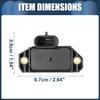 Ignition Control Module, Inner Ignition Module Control Unit No.10482803/16201599 for GMC P30 Van V6 4.3L 1996-1999 ABS Black, 1 Pc