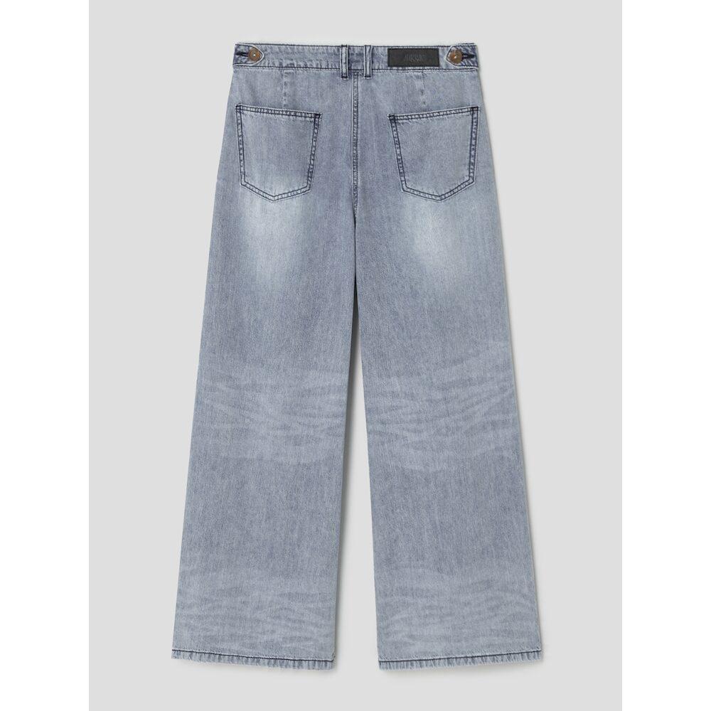 Anggae Wide Denim Pants Grey