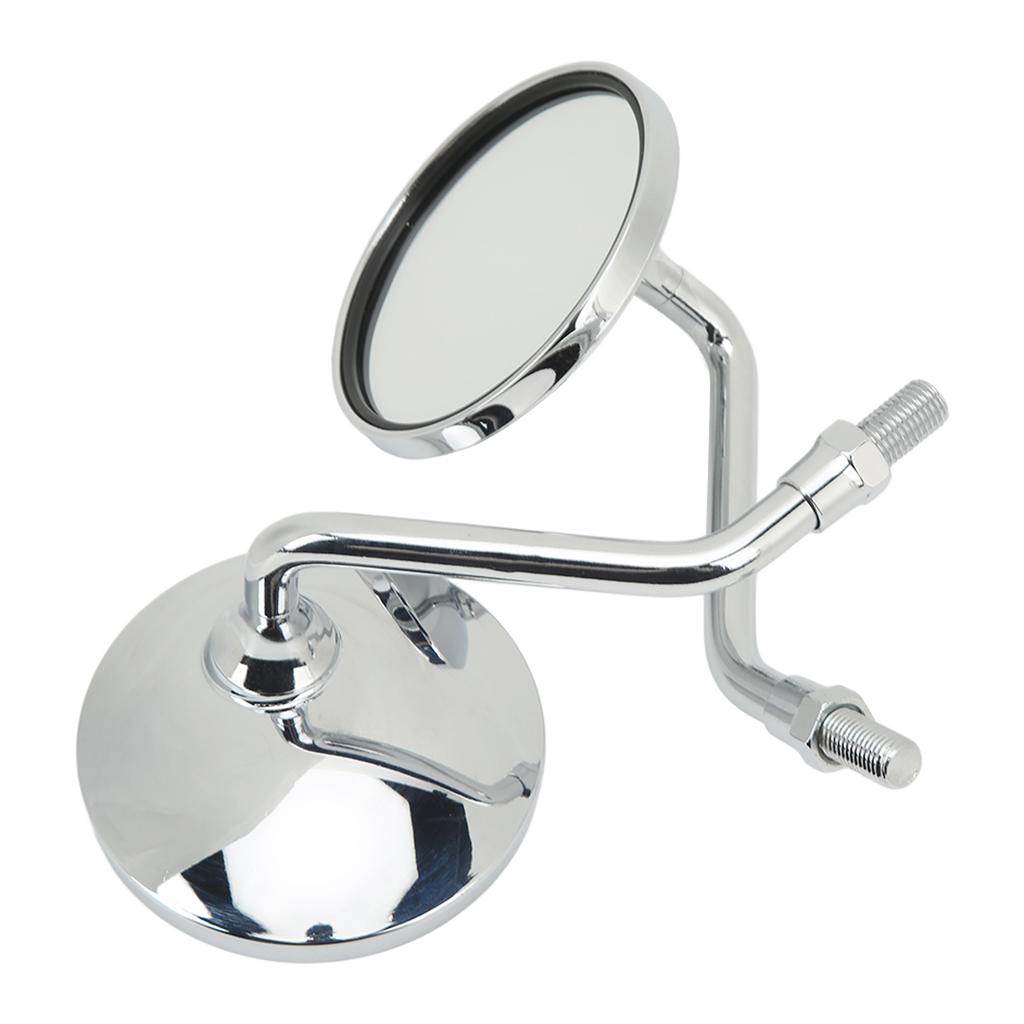 Rear View Mirror 3.4in Wide Handlebar Rear View Mirrors for Motorcycle