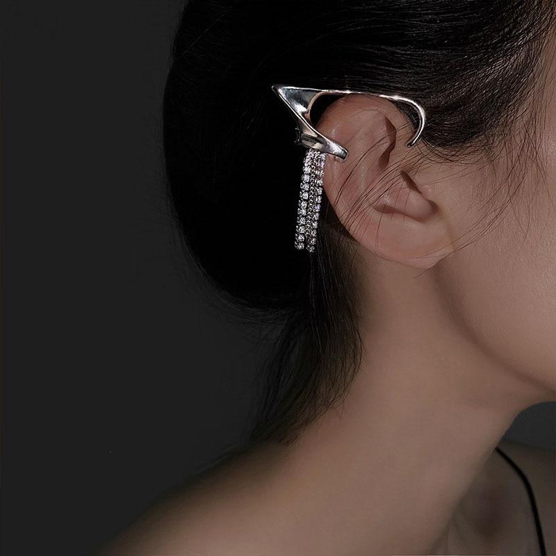 Buy Luxury Elf Ear Earrings No Ear Holes Ear Clip Female Earbone ...