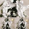 Christmas Tree Decor DIY Gold Silver Hanging Ornaments Angels Figurine Angel Ornament Angel Pendant