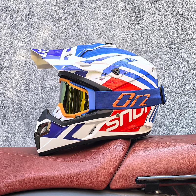ORZ new off-road helmet motorcycle mountain descent helmet