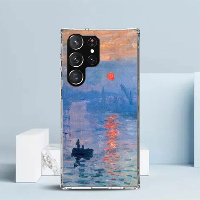 

Van Gogh Oil Art Painting Phone Case For Samsung Galaxy S24 S25 Edge S26 Ultra S22 S23 Plus S21 + S20 FE Soft TPU Back Cover Gal Samsung S20 Plus