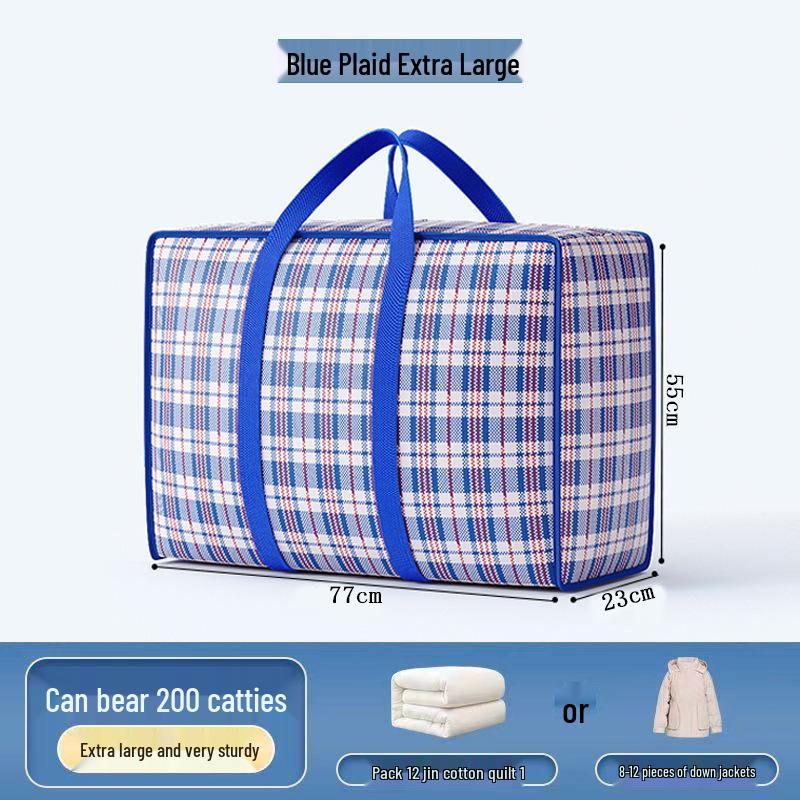 Waterproof Woven Carry-On Storage Bag for Clothes and Quilts