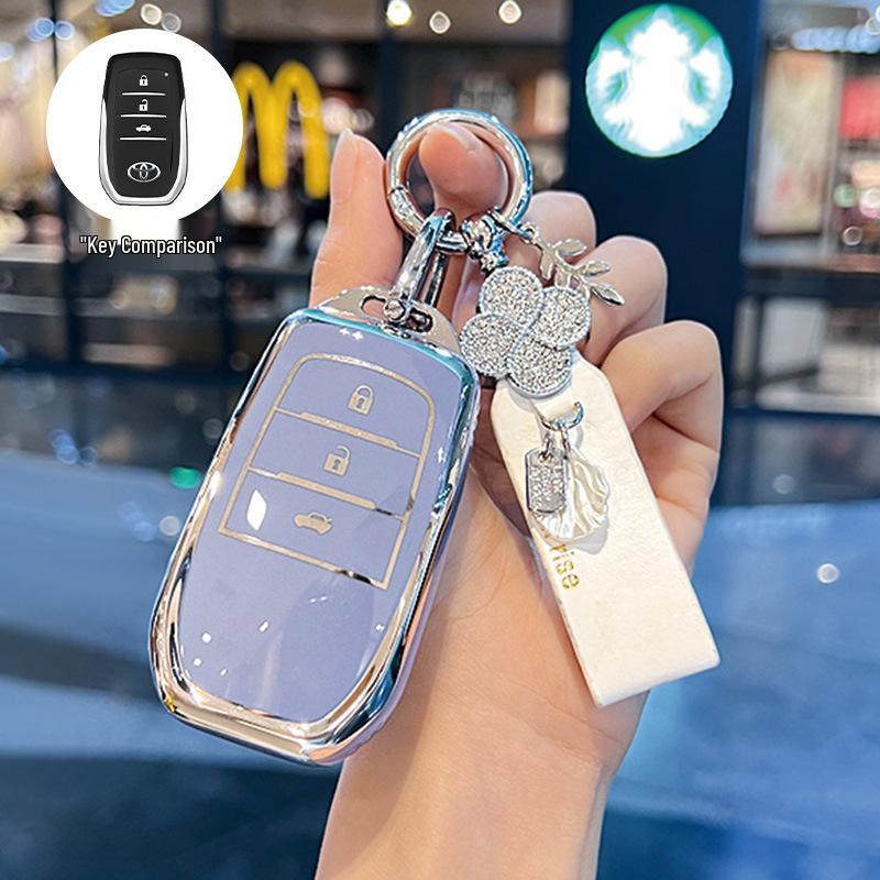 Toyota Schlüsselabdeckung Kompatibel mit Corolla, Camry, Levin, RAV4, Venza, Avalon und Fenglanda