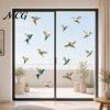 Easy Install Window Sticker Bird Stickers, Anti-Collision Strike Prevention Decal, Static Cling Glass Anti-bird Hit Decal Film for Windows Doors,