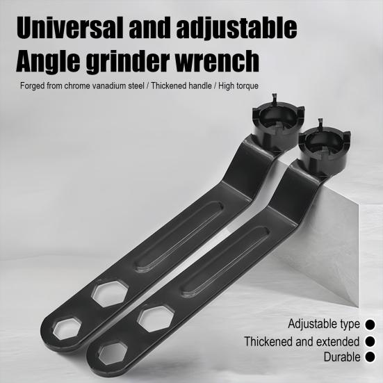 Angle Grinder Wrench Heavy Duty High Carbon Steel Professional Non-slip Four-claw Angle Grinder Adjustment Spanner Repair Tools
