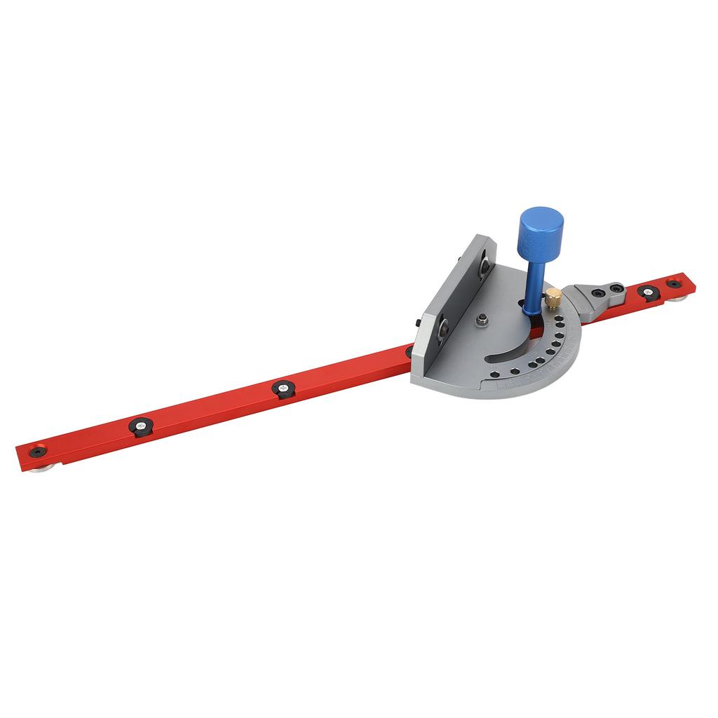19in Table Saw Miter Gauge Aluminum Alloy Angle Adjustable Miter Gauge with Scale Woodworking Tools