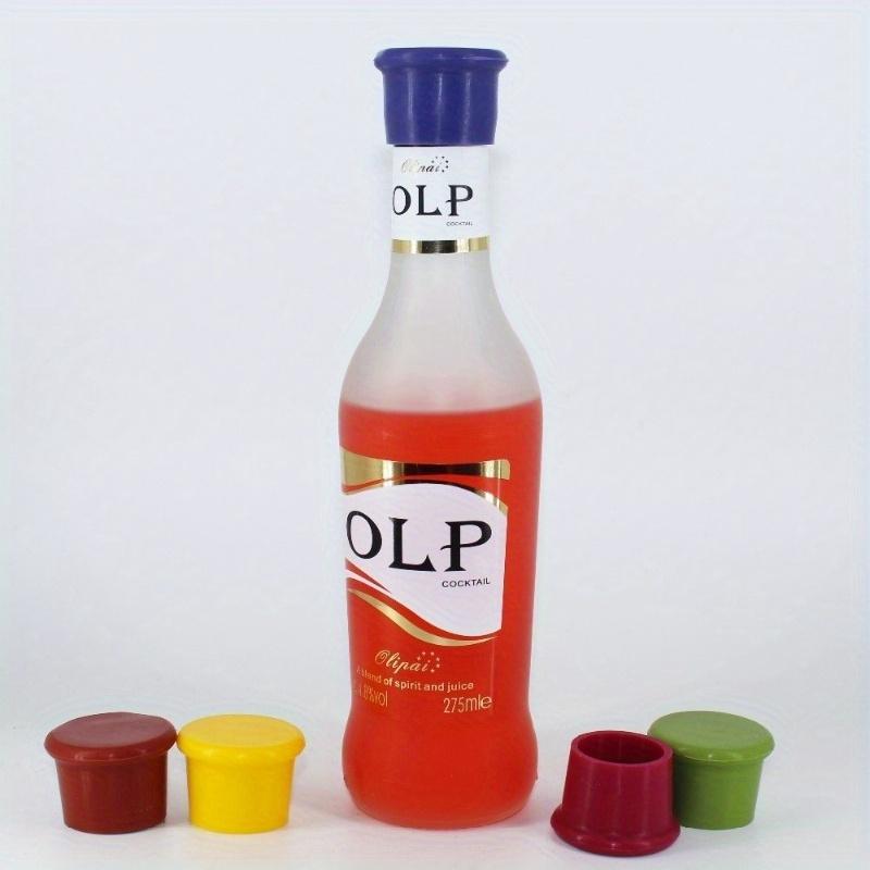 2 Stück/Set Silikon Weinflasche Auslauf Weinflaschen Verschlüsse Frischhalte Flaschenverschlüsse für Rotwein Bierflaschenverschlüsse Farbe zufällig