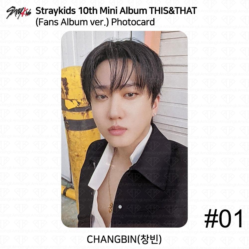 Stray Kids Il 10° Mini Album THIS&THAT Edizione Fan Album. Cartolina fotografica