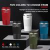 Stainless Steel Coffee Thermos Mug Vacuum Flask Travel Thermal Cup For Cadillac XT5 XTS CTS BLS SLS DTS SRX Escalade Tiburon Deville