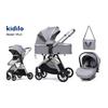 Kidilo Multi-Functional 3-in-1 Baby Stroller - Two-Way, High View, Foldable with Shock Absorption for Newborns