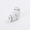 Black Right Angle Plastic Elbow Quick Insert Pneumatic Tube Fittings