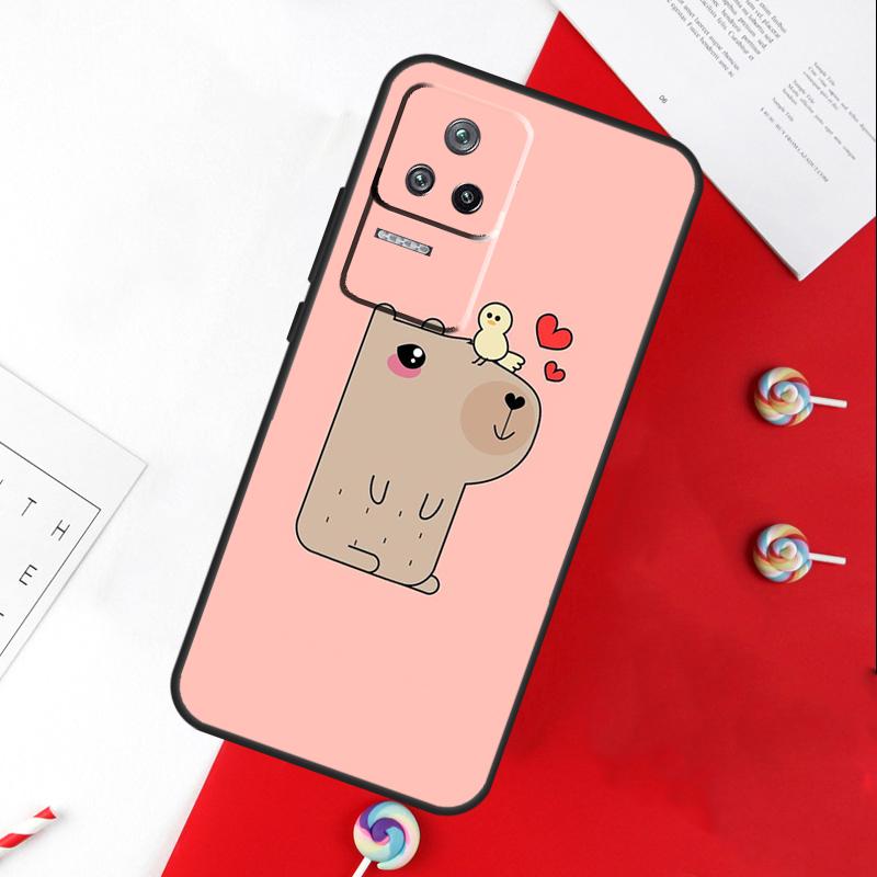 

Capybara Cover For Xiaomi 14T 11T 12T 13T Pro 13 14 15 Ultra POCO X7 Pro X3 X5 X6 F5 F6 M6 Pro Case Xiaomi 14T Pro