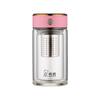 Heenoor Antibacterial Double Wall Glass Tea Infuser Cup