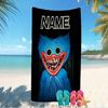 Customizable personalized beach towels Poppy Playtime themed designs.Suitable for the beach, yoga, sports;ideal as beach accessories