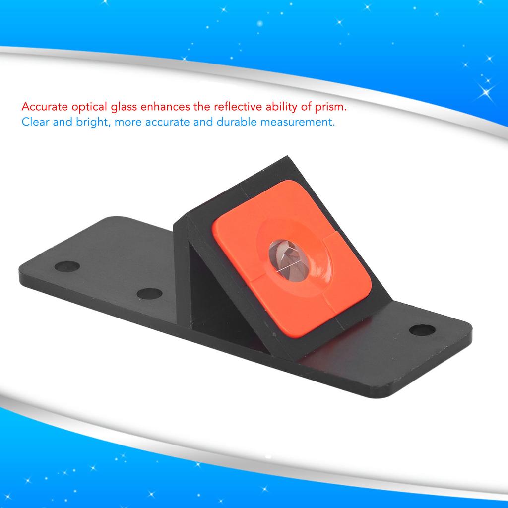 Survey Prism Total Station Survey Tool Total Station Prism 45° 102‑12.7 25.4mm Effective Diameter Mini Prism for Measurement