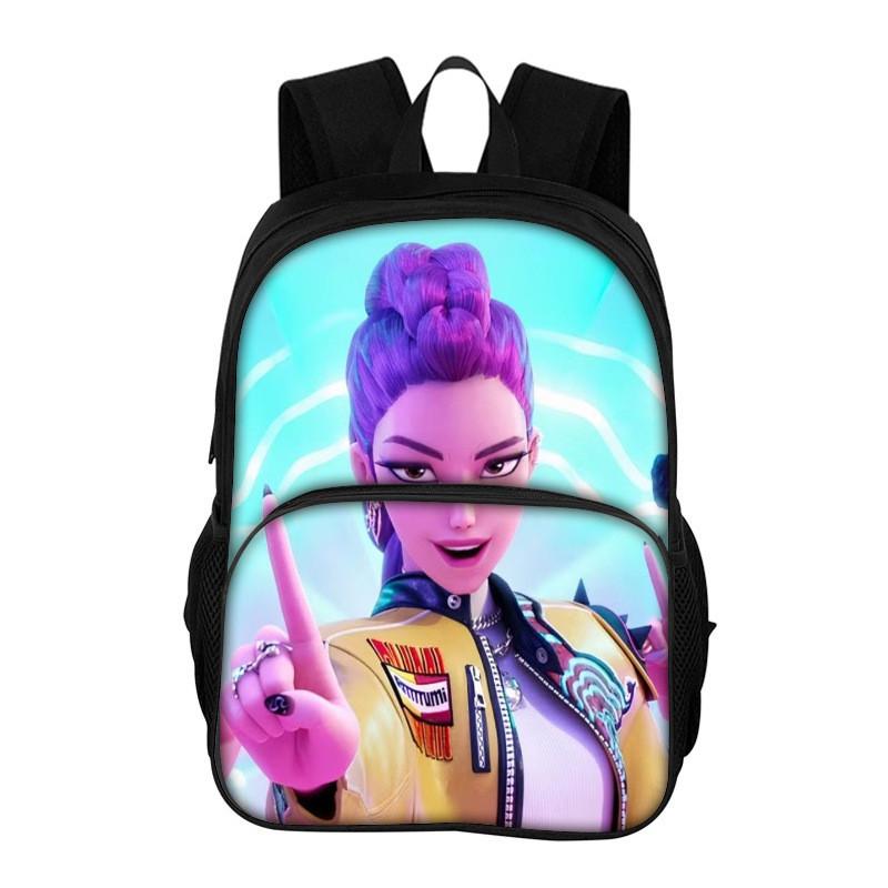 Hunter Witches Kpop Backpack With Oxford Fabric And Breathable Cushion Straps For School Students