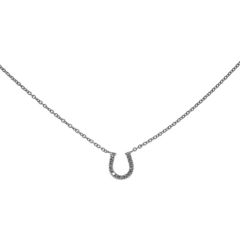 TIFFANY&Co.  Necklace K18 white gold/diamond Women