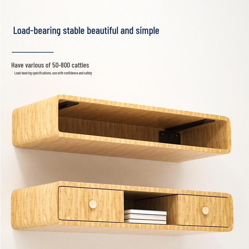 Schwerlast-Schwebender TV-Schrankhalter: Verbreiterte & Verdickte Dreieckige Regalstütze