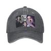 HyunJin Korean Kpop Singer Denim Cap Casual Baseball Caps Adjustable Hat Summer Unisex Baseball Hats