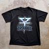 Trouble Vintage T Shirt 1990 Tour Conce Short Sleeve Black All Size Shirt OB234